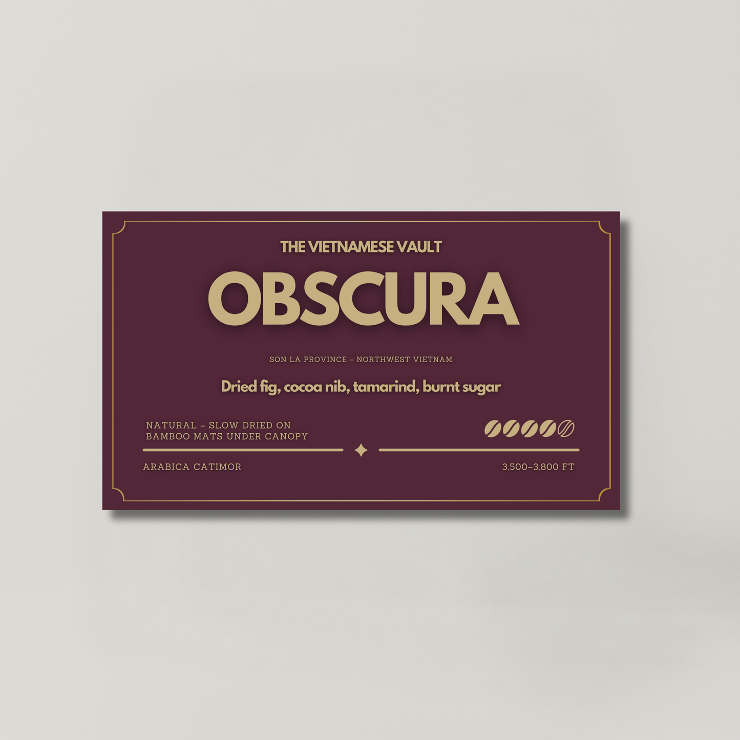 OBSCURA — Arabica Natural