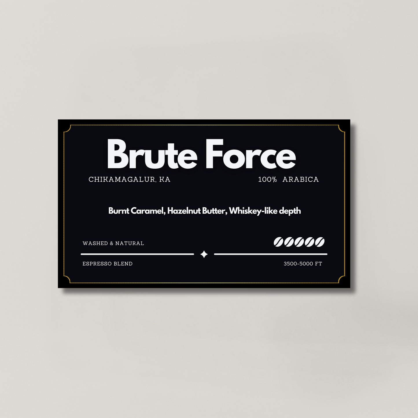 Brute Force - Specialty Espresso Blend (Dark)