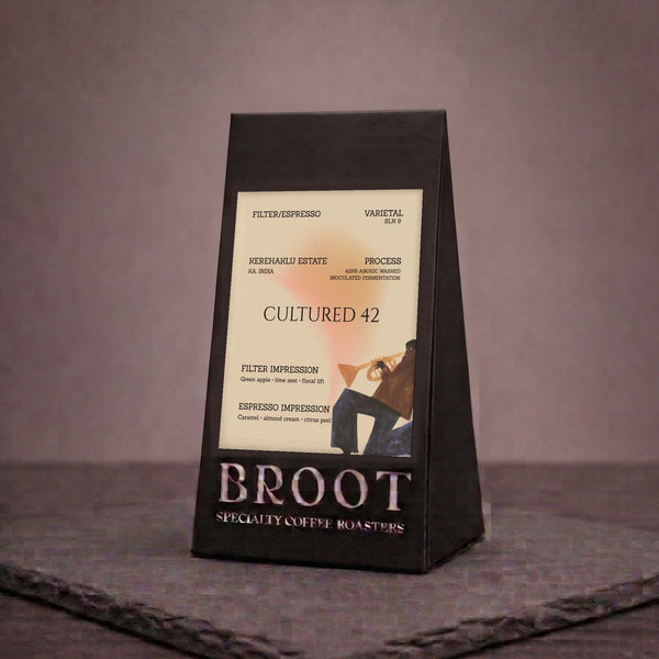 CULTURED 42 coffee bag, BROOT Coffee Roasters, New Delhi