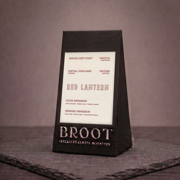 RED LANTERN 250 g coffee bag, BROOT Coffee Roasters, New Delhi