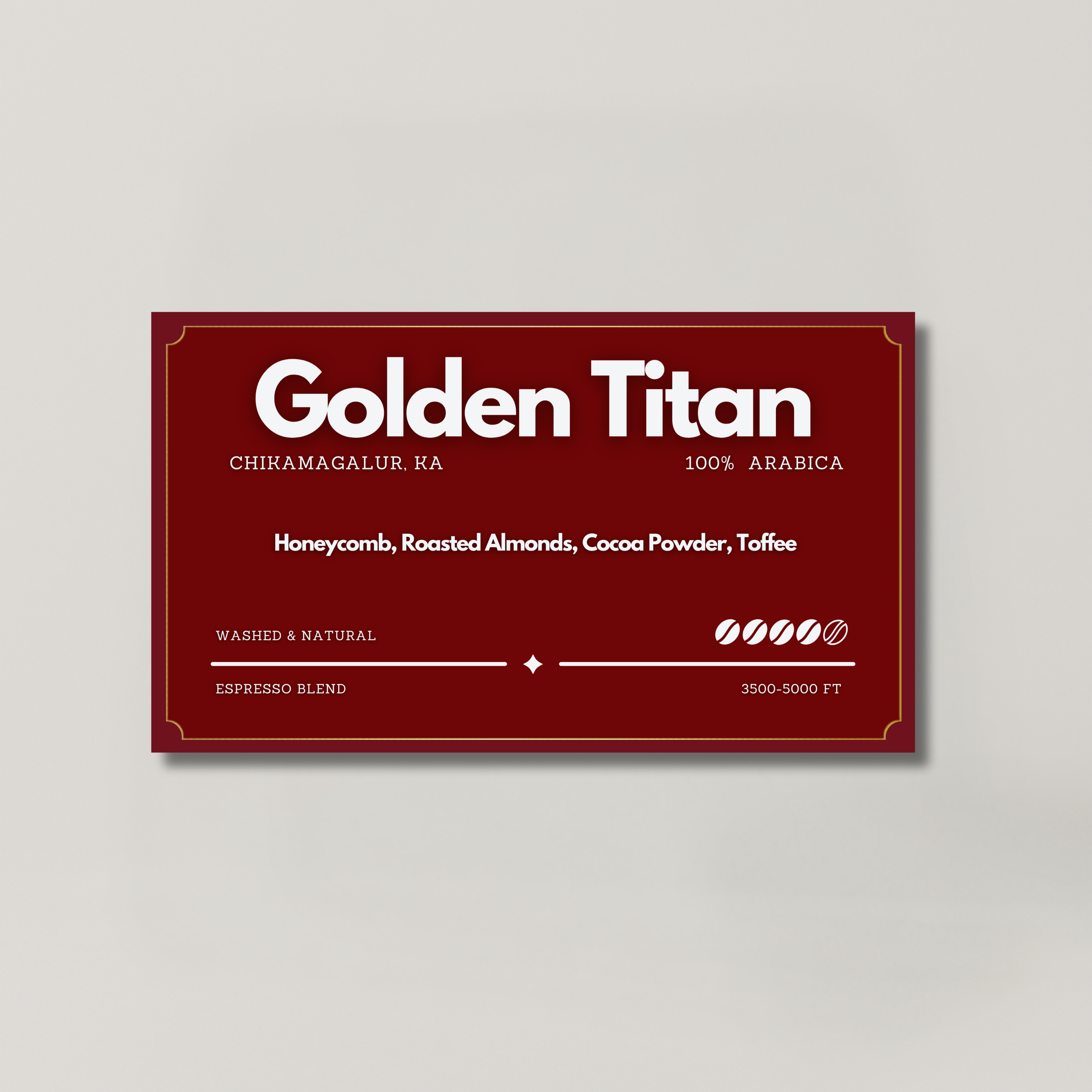 Golden Titan - Specialty Espresso Blend