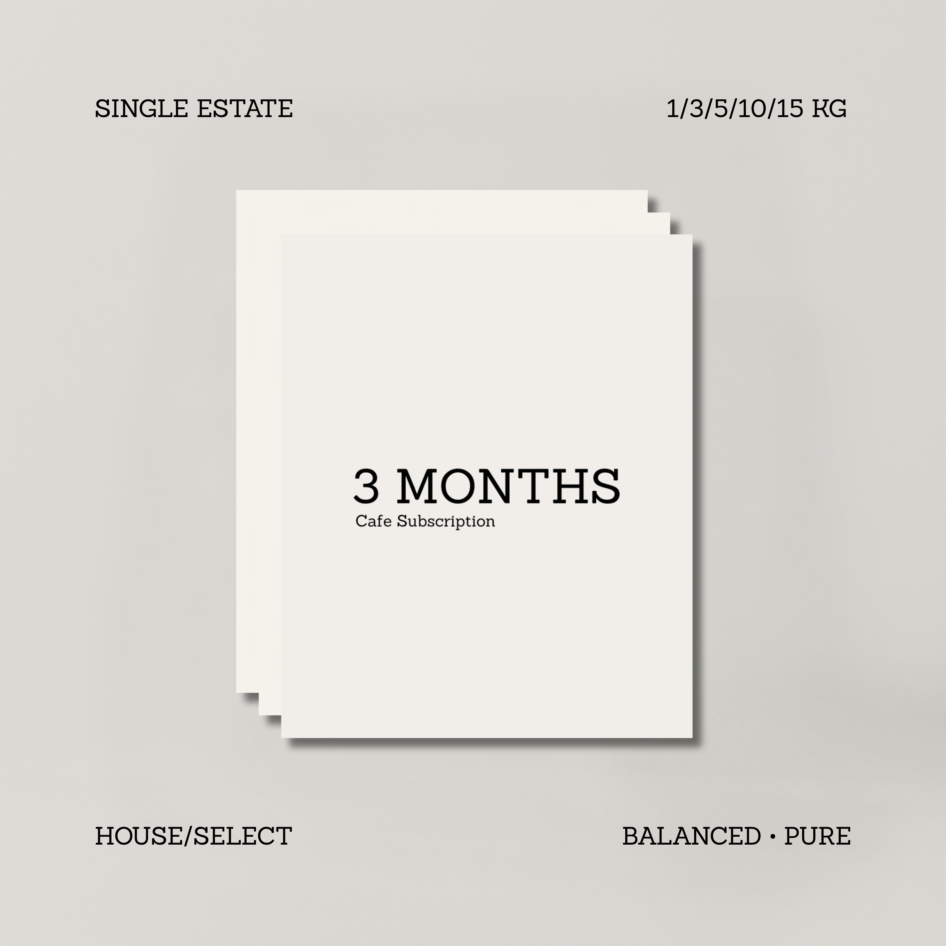 STANDARD CAFE SUBSCRIPTION