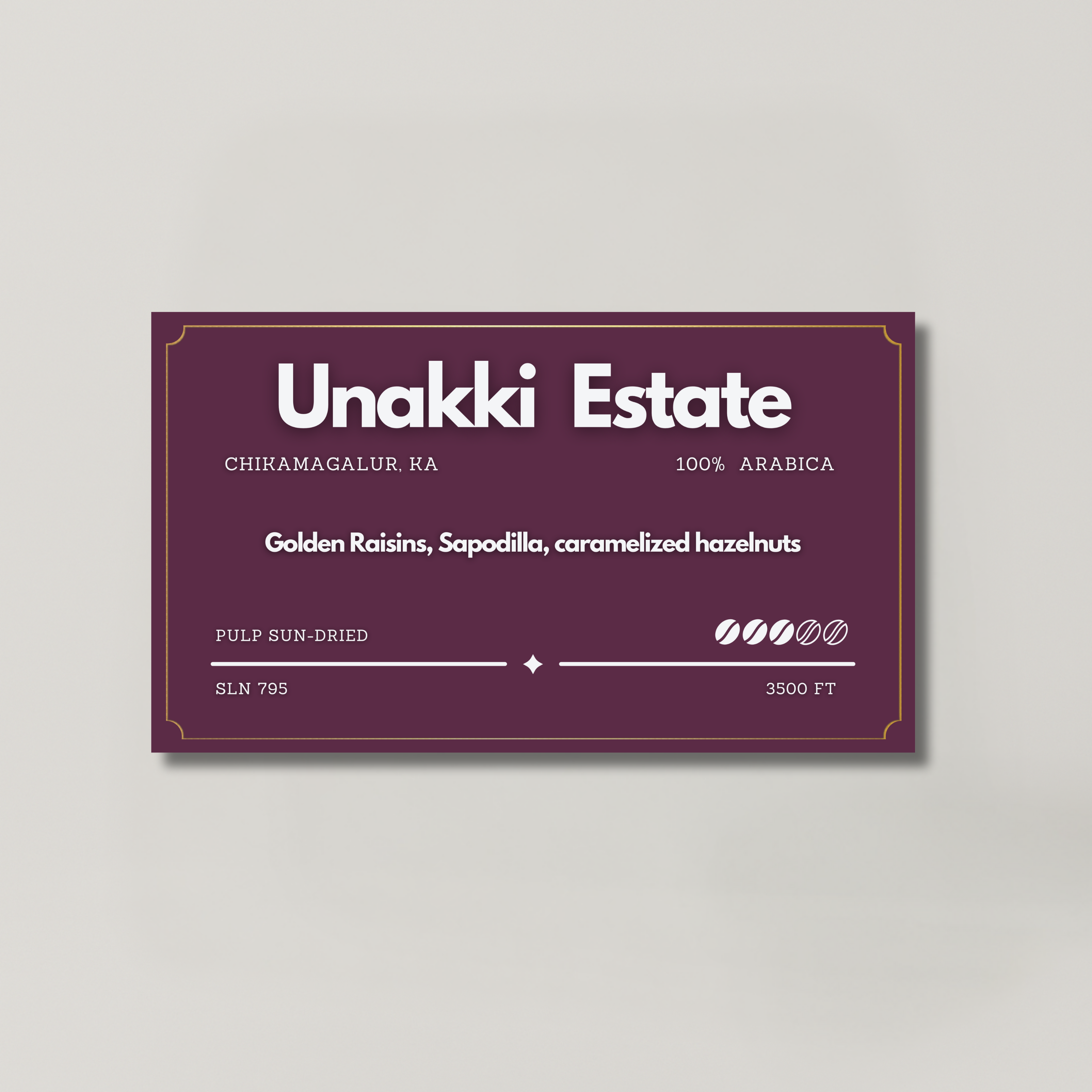 UNNAKI ESTATE - PULP SUN DRIED