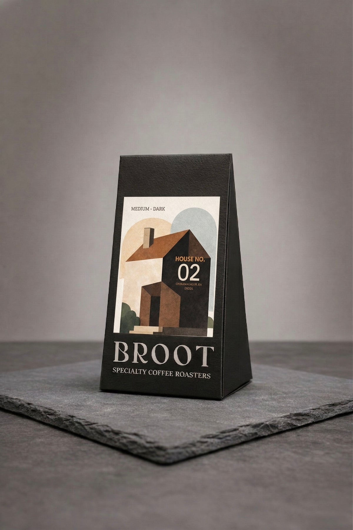 HOUSE NO. 02 espresso with milk, warm cocoa and brown sugar blend from BROOT Delhi