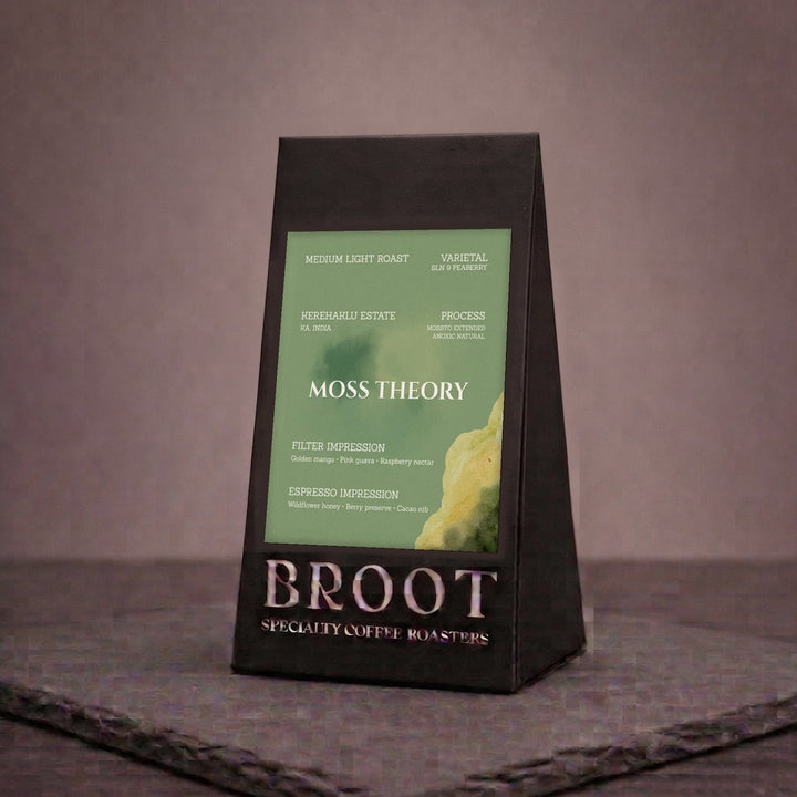 MOSS THEORY 250 g coffee bag, BROOT Coffee Roasters, New Delhi