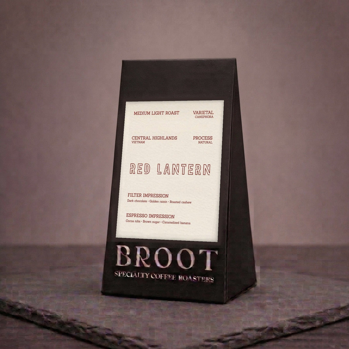 RED LANTERN 250 g coffee bag, BROOT Coffee Roasters, New Delhi